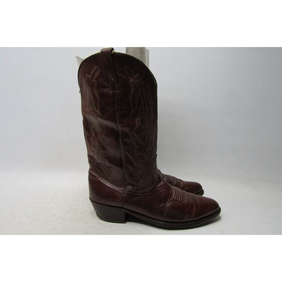 Dan Post Mens Size 10 EW Brown All Leather Western Cowboy Boots main image 11